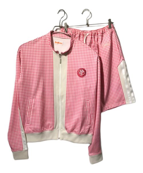 Kill remote（キルリモート）Kill remote (キルリモート) トラックセットアップ/セットアップ ピンク×ホワイト サイズ:Freeの古着・服飾アイテム