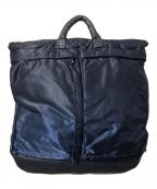 PORTER×BEAMS×RockyMountainFeatherBedポーター×ビームス×ロッキーマウンテンフェザーベッド）の古着「別注 ヘルメットバッグ/2WAYバッグ」｜ネイビー