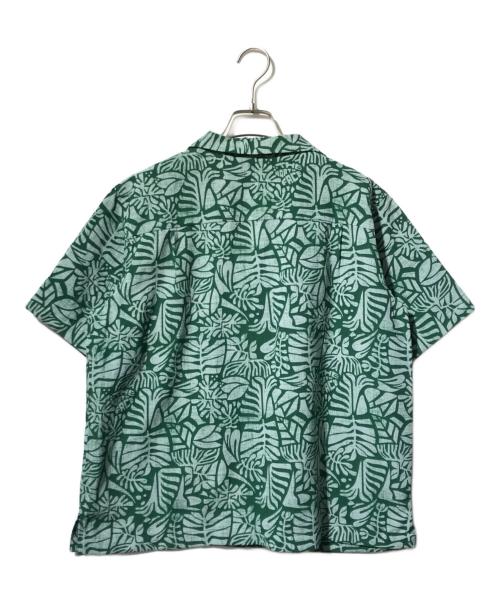 THE NORTH FACE（ザ ノース フェイス）THE NORTH FACE (ザ ノース フェイス) ショートスリーブアロハベントシャツ/半袖シャツ グリーン サイズ:XLの古着・服飾アイテム