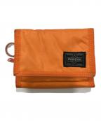 PORTERポーター）の古着「3つ折り財布」｜オレンジ