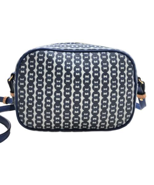 TORY BURCH（トリーバーチ）TORY BURCH (トリーバーチ) ジェミニリンクショルダーバッグ ブルーの古着・服飾アイテム