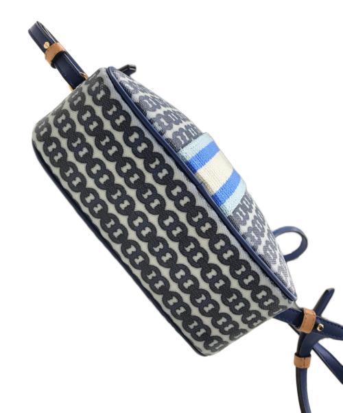 TORY BURCH（トリーバーチ）TORY BURCH (トリーバーチ) ジェミニリンクショルダーバッグ ブルーの古着・服飾アイテム