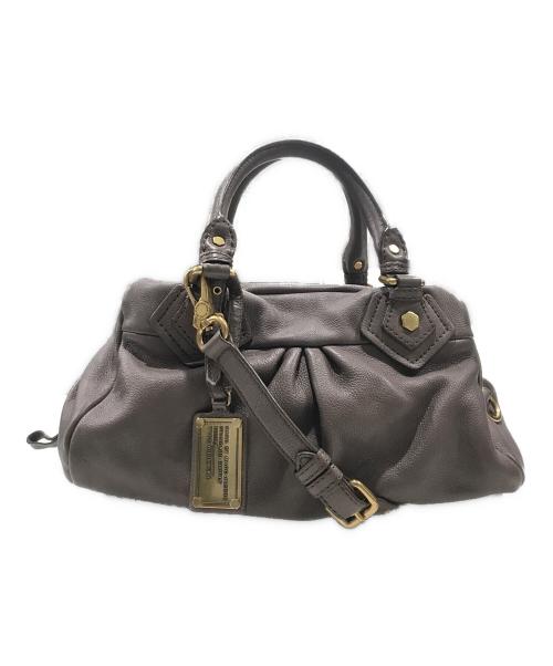 Marc by Marc Jacobs（マークバイマークジェイコブス）Marc by Marc Jacobs (マークバイマークジェイコブス) 2WAYレザーミニボストンバッグ ベージュの古着・服飾アイテム