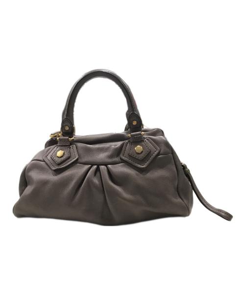 Marc by Marc Jacobs（マークバイマークジェイコブス）Marc by Marc Jacobs (マークバイマークジェイコブス) 2WAYレザーミニボストンバッグ ベージュの古着・服飾アイテム