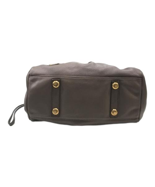 Marc by Marc Jacobs（マークバイマークジェイコブス）Marc by Marc Jacobs (マークバイマークジェイコブス) 2WAYレザーミニボストンバッグ ベージュの古着・服飾アイテム