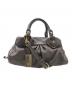 Marc by Marc Jacobs（マークバイマークジェイコブス）の古着「2WAYレザーミニボストンバッグ」｜ベージュ