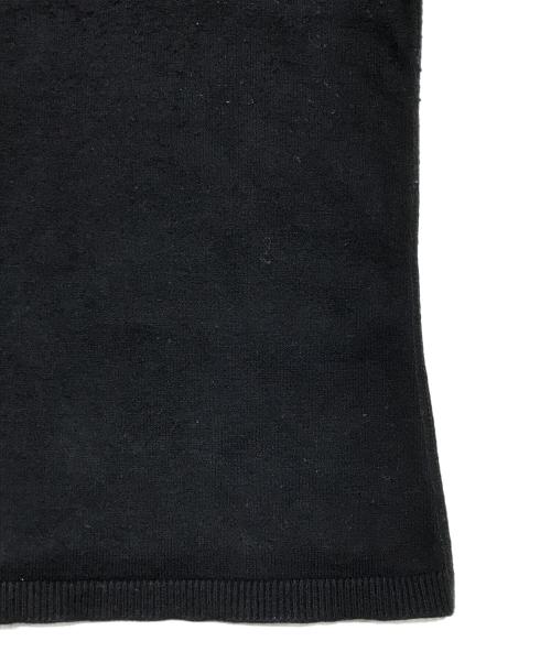ALEXANDER WANG（アレキサンダー・ワン）ALEXANDER WANG (アレキサンダー・ワン) ワンポイントロゴＴシャツ/モックネック半袖ニット ブラック サイズ:XLの古着・服飾アイテム