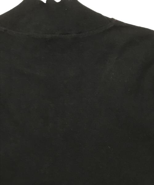 ALEXANDER WANG（アレキサンダー・ワン）ALEXANDER WANG (アレキサンダー・ワン) ワンポイントロゴＴシャツ/モックネック半袖ニット ブラック サイズ:XLの古着・服飾アイテム