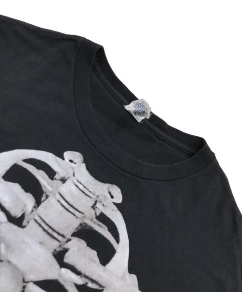 DELTA（デルタ）DELTA (デルタ) ボーンプリントTシャツ/半袖カットソー ブラック サイズ:2XLの古着・服飾アイテム