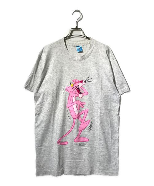 FRUIT OF THE LOOM（フルーツオブザルーム）FRUIT OF THE LOOM (フルーツオブザルーム) ピンクパンサープリントTシャツ グレー サイズ:Lの古着・服飾アイテム