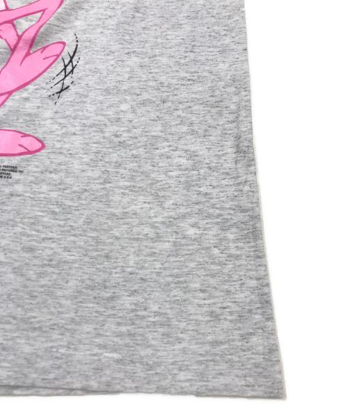 FRUIT OF THE LOOM（フルーツオブザルーム）FRUIT OF THE LOOM (フルーツオブザルーム) ピンクパンサープリントTシャツ グレー サイズ:Lの古着・服飾アイテム