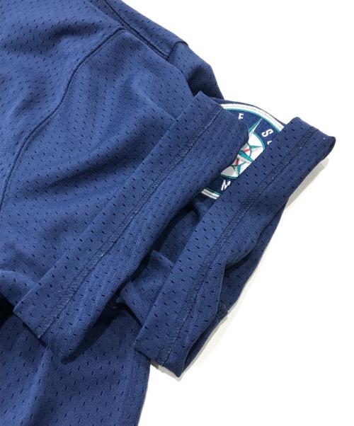 MITCHELL & NESS（ミッチェルアンドネス）MITCHELL & NESS (ミッチェルアンドネス) シアトルマリナーズ BPジャージ/メッシュベースボールジャージ ブルー サイズ:52の古着・服飾アイテム