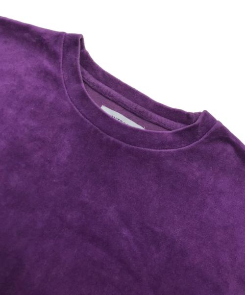 TIGHTBOOTH PRODUCTION（タイトブースプロダクション）TIGHTBOOTH PRODUCTION (タイトブースプロダクション) VELOUR T-SHIRT/ベロアカットソー パープル サイズ:XLの古着・服飾アイテム