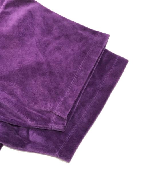 TIGHTBOOTH PRODUCTION（タイトブースプロダクション）TIGHTBOOTH PRODUCTION (タイトブースプロダクション) VELOUR T-SHIRT/ベロアカットソー パープル サイズ:XLの古着・服飾アイテム