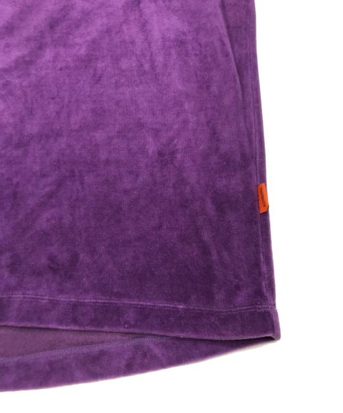 TIGHTBOOTH PRODUCTION（タイトブースプロダクション）TIGHTBOOTH PRODUCTION (タイトブースプロダクション) VELOUR T-SHIRT/ベロアカットソー パープル サイズ:XLの古着・服飾アイテム