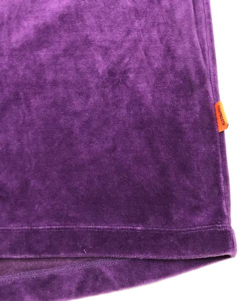TIGHTBOOTH PRODUCTION（タイトブースプロダクション）TIGHTBOOTH PRODUCTION (タイトブースプロダクション) VELOUR T-SHIRT/ベロアカットソー パープル サイズ:XLの古着・服飾アイテム