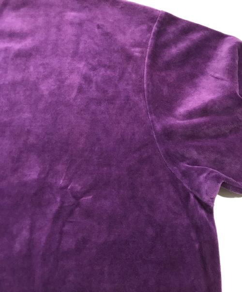 TIGHTBOOTH PRODUCTION（タイトブースプロダクション）TIGHTBOOTH PRODUCTION (タイトブースプロダクション) VELOUR T-SHIRT/ベロアカットソー パープル サイズ:XLの古着・服飾アイテム
