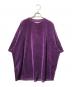 TIGHTBOOTH PRODUCTION（タイトブースプロダクション）の古着「VELOUR T-SHIRT/ベロアカットソー」｜パープル