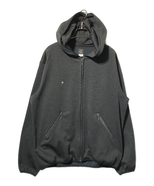 POST O'ALLS（ポストオーバーオールズ）POST O'ALLS (ポストオーバーオールズ) ジップパーカー グレー サイズ:Lの古着・服飾アイテム