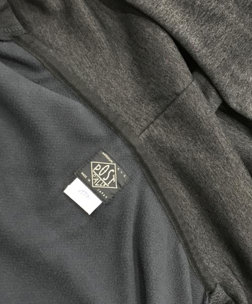POST O'ALLS（ポストオーバーオールズ）POST O'ALLS (ポストオーバーオールズ) ジップパーカー グレー サイズ:Lの古着・服飾アイテム