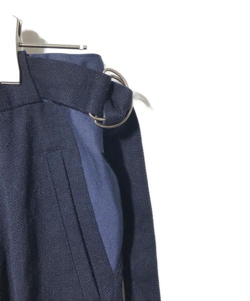 Vivienne Westwood man（ヴィヴィアン ウェストウッド マン）Vivienne Westwood man (ヴィヴィアン ウェストウッド マン) ベルテッドウールパンツ ネイビー サイズ:SIZE 44の古着・服飾アイテム