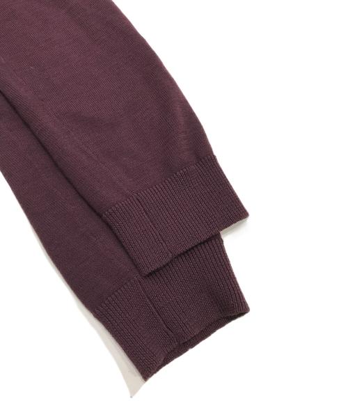 FRED PERRY（フレッドペリー）FRED PERRY (フレッドペリー) メリノウールカーディガン バーガンディー サイズ:Mの古着・服飾アイテム