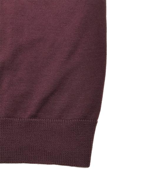 FRED PERRY（フレッドペリー）FRED PERRY (フレッドペリー) メリノウールカーディガン バーガンディー サイズ:Mの古着・服飾アイテム
