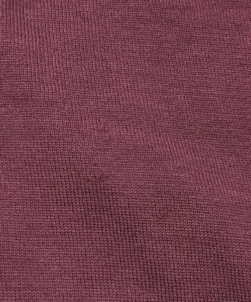 FRED PERRY（フレッドペリー）FRED PERRY (フレッドペリー) メリノウールカーディガン バーガンディー サイズ:Mの古着・服飾アイテム
