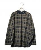 CLANEクラネ）の古着「チェックポッピングトップス」｜マルチカラー