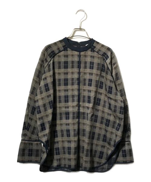 CLANE（クラネ）CLANE (クラネ) チェックポッピングトップス マルチカラー サイズ:1の古着・服飾アイテム