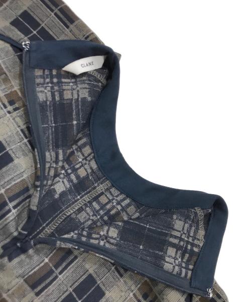 CLANE（クラネ）CLANE (クラネ) チェックポッピングトップス マルチカラー サイズ:1の古着・服飾アイテム