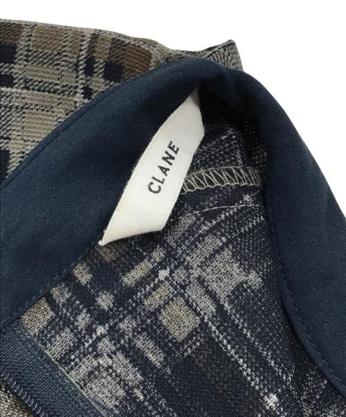 CLANE（クラネ）CLANE (クラネ) チェックポッピングトップス マルチカラー サイズ:1の古着・服飾アイテム