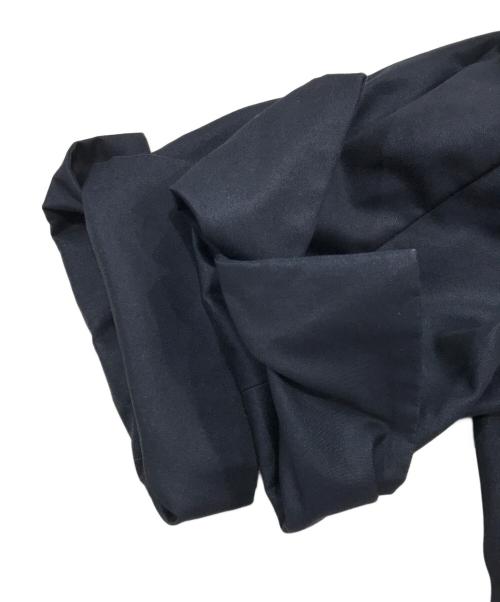 ENFOLD（エンフォルド）ENFOLD (エンフォルド) シャンブレーギャバコクーンコート/ステンカラーコート ネイビー サイズ:38の古着・服飾アイテム