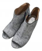 Maison Margiela 22メゾンマルジェラ）の古着「オープントゥ ブーティー」｜グレー×ブラック
