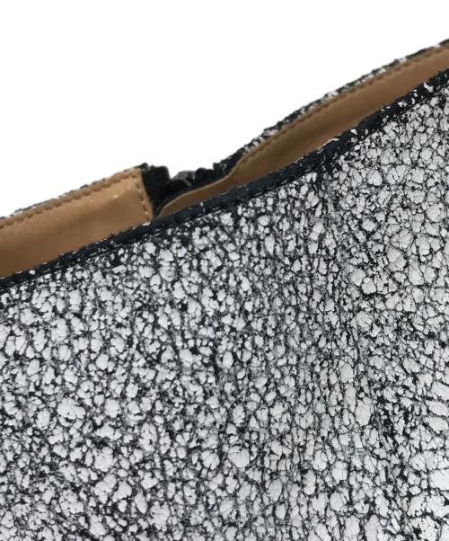 Maison Margiela 22（メゾンマルジェラ）Maison Margiela 22 (メゾンマルジェラ) オープントゥ ブーティー グレー×ブラック サイズ:39　1/2の古着・服飾アイテム