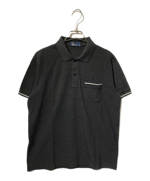 FRED PERRY（フレッドペリー）FRED PERRY (フレッドペリー) ポロシャツ ブラック サイズ:XLの古着・服飾アイテム