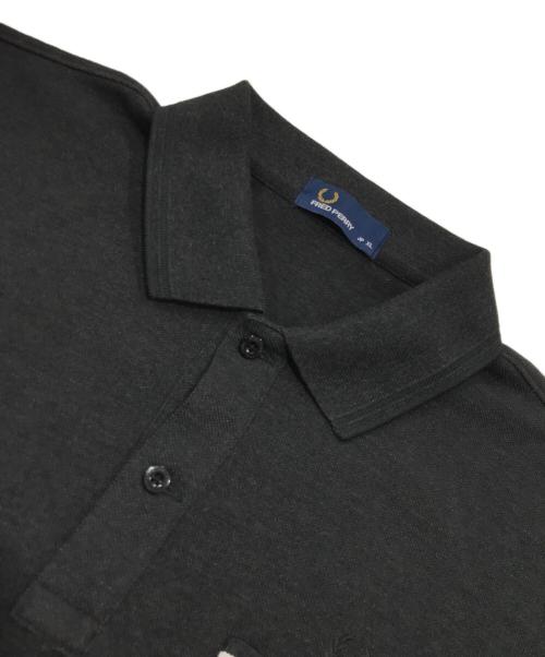 FRED PERRY（フレッドペリー）FRED PERRY (フレッドペリー) ポロシャツ ブラック サイズ:XLの古着・服飾アイテム