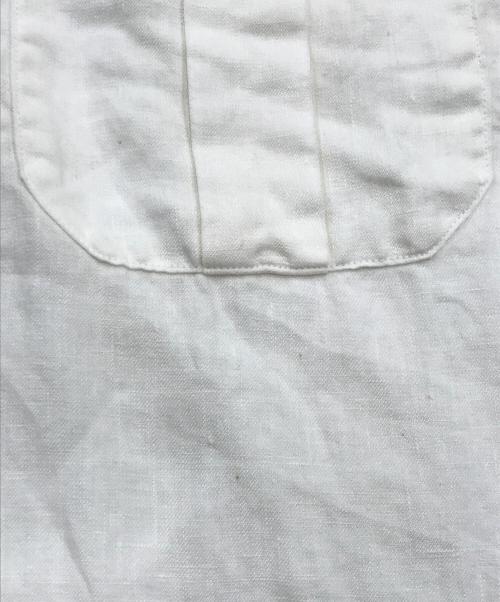 POLO RALPH LAUREN（ポロ・ラルフローレン）POLO RALPH LAUREN (ポロ・ラルフローレン) リネン長袖シャツ アイボリー サイズ:Sの古着・服飾アイテム