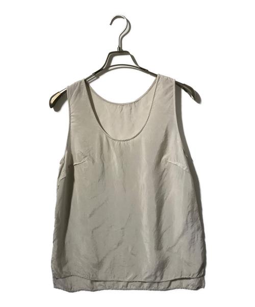 ETRE TOKYO（エトレトウキョウ）ETRE TOKYO (エトレトウキョウ) キュプラタンクトップ ベージュ サイズ:freeの古着・服飾アイテム