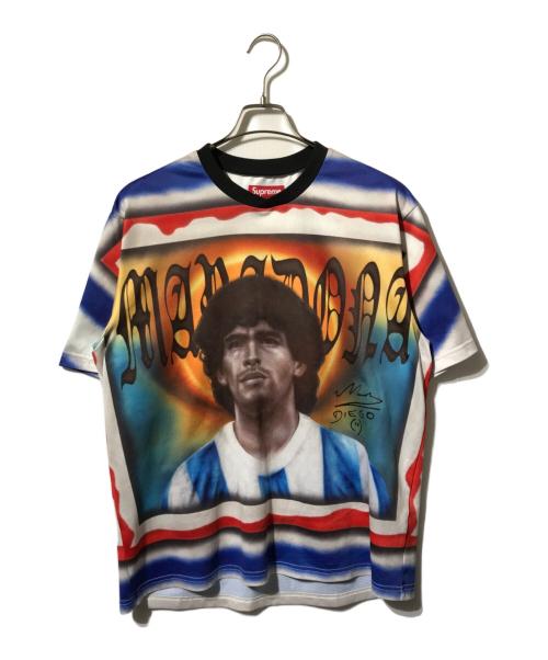 SUPREME（シュプリーム）SUPREME (シュプリーム) Maradona Soccer Jersey/マラドーナ サッカー ジャージーTシャツ マルチカラー サイズ:Ｍの古着・服飾アイテム