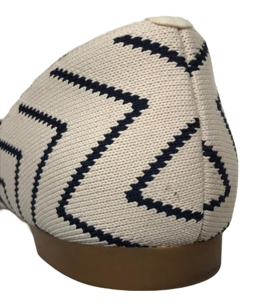 VIVAIA（ビバイア）VIVAIA (ビバイア) フラットパンプス/Vカットフラットシューズ ベージュ サイズ:40の古着・服飾アイテム