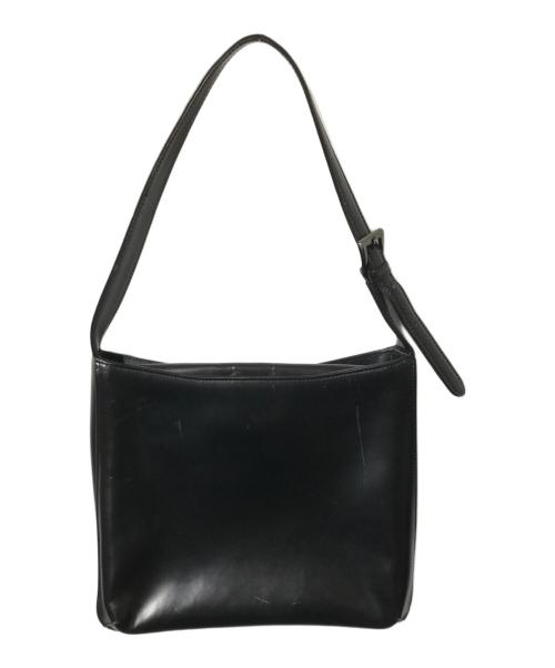 GIVENCHY MAROQUINERIE（ジンバンシー）GIVENCHY MAROQUINERIE (ジンバンシー) カウレザーワンショルダーバッグ／ショルダーバッグ ブラックの古着・服飾アイテム