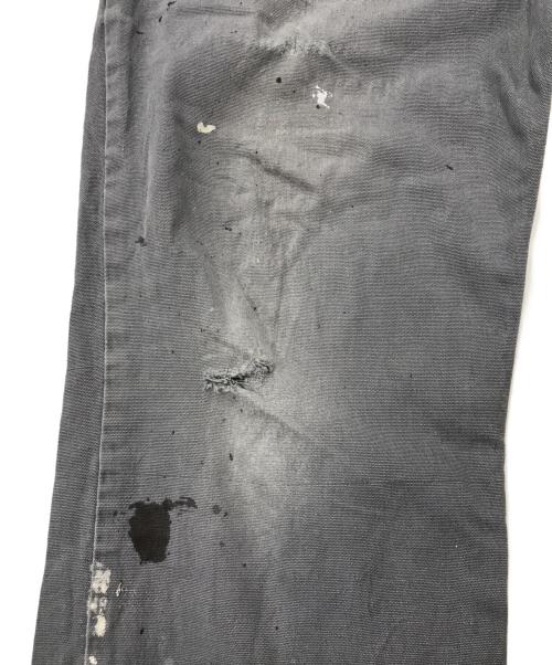 CarHartt（カーハート）CarHartt (カーハート) ペイント加工ワークパンツ/ダメージ加工ワークパンツ グレー サイズ:36の古着・服飾アイテム