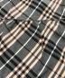 中古・古着 BURBERRY BLUE LABEL (バーバリー ブルー レーベル) チェック柄キャミソールブラウス/バックリボンキャミソール グレー×ベージュ サイズ:38：5000円