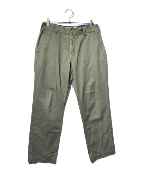 CHALLENGER（チャレンジャー）CHALLENGER (チャレンジャー) ナロー チノパンツ オリーブ サイズ:Lの古着・服飾アイテム