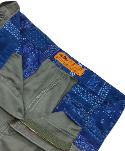 CHALLENGER（チャレンジャー）CHALLENGER (チャレンジャー) ナロー チノパンツ オリーブ サイズ:Lの古着・服飾アイテム