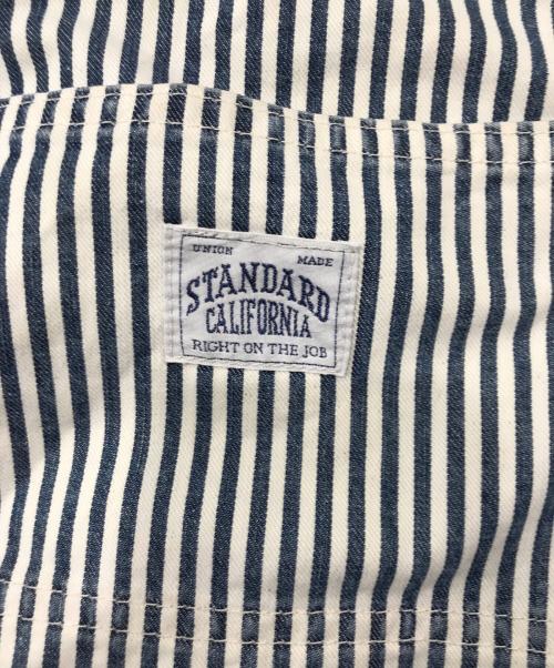 STANDARD CALIFORNIA（スタンダードカリフォルニア）STANDARD CALIFORNIA (スタンダードカリフォルニア) ヒッコリーペインターパンツ ネイビー×ホワイト サイズ:34の古着・服飾アイテム