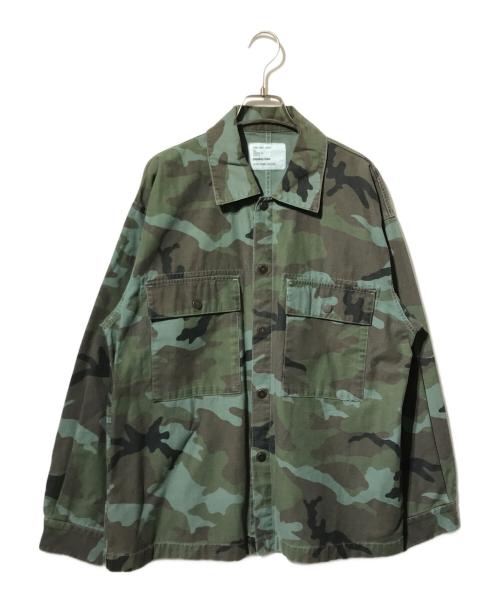 MONKEY TIME（モンキータイム）MONKEY TIME (モンキータイム) カモ柄ミリタリージャケット カーキ サイズ:Sの古着・服飾アイテム