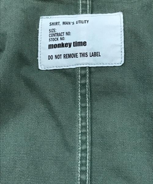 MONKEY TIME（モンキータイム）MONKEY TIME (モンキータイム) カモ柄ミリタリージャケット カーキ サイズ:Sの古着・服飾アイテム
