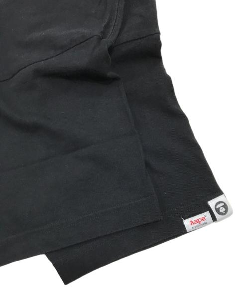 Aape BY A BATHING APE（エーエイプ バイ アベイシングエイプ）Aape BY A BATHING APE (エーエイプ バイ アベイシングエイプ) 半袖Tシャツ/半袖カットソー/プリントカットソー ブラック サイズ:XLの古着・服飾アイテム